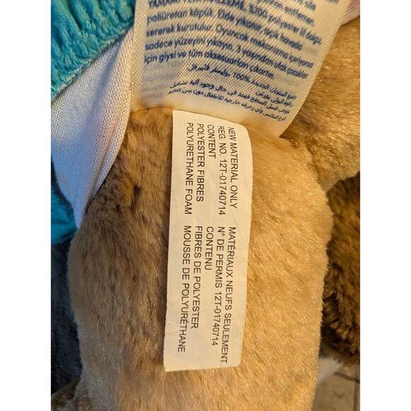 Build-A-Bear Tan Bunny Plush Stuffed Animal 16” – Llama Dress Outfit – Soft - Picture 6 of 13